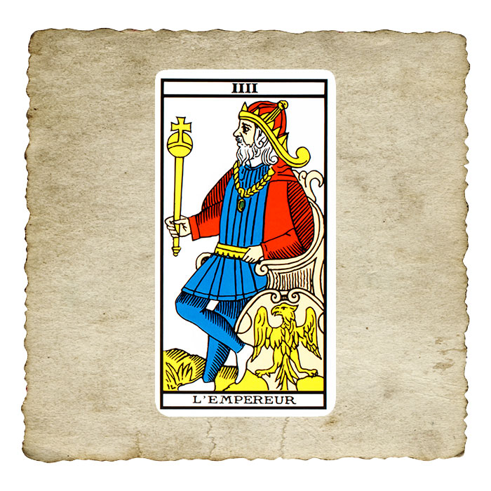 L'Empereur, arcane IV du Tarot de Marseille