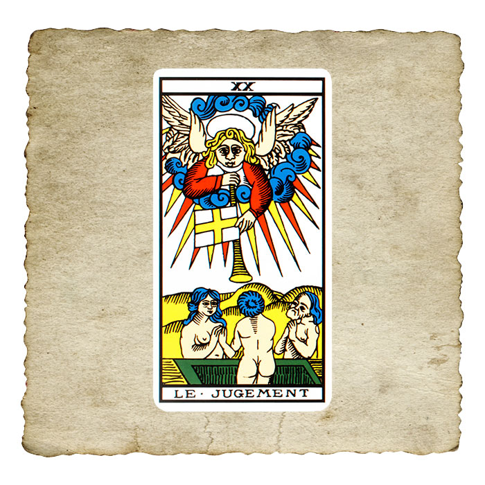 Le Jugement, arcane XX du Tarot de Marseille
