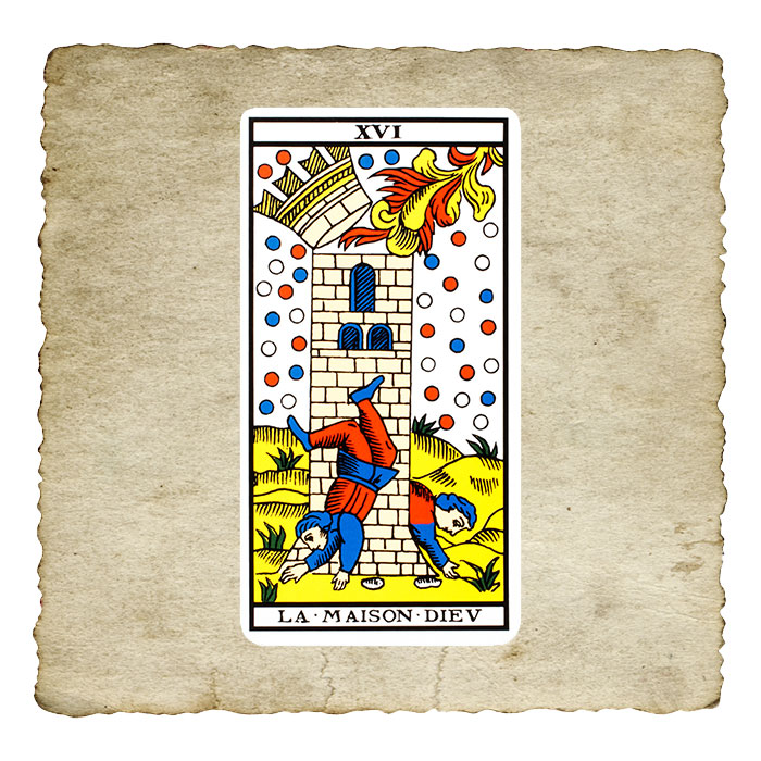 La Maison Dieu, arcane XVI du Tarot de Marseille